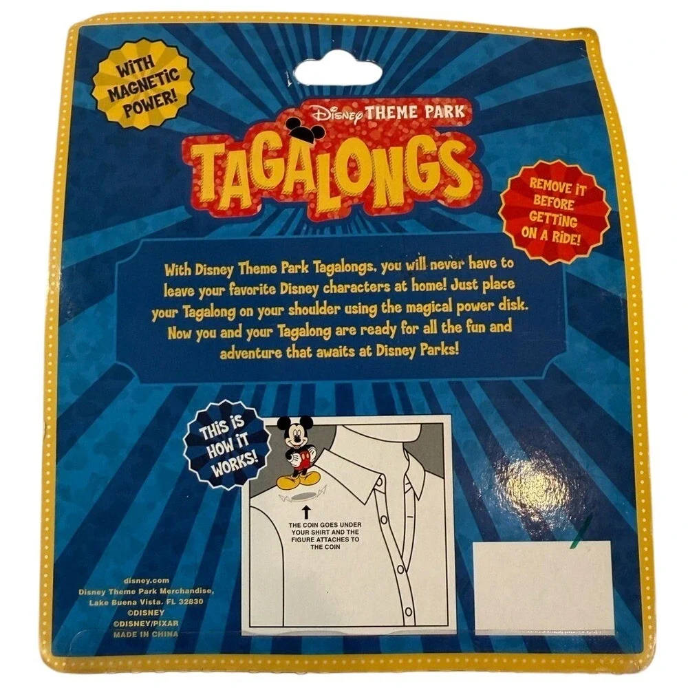 Disney Theme Park Tagalongs Bad Good‎ Donald Magnetic Figures Pixar *New Sealed*